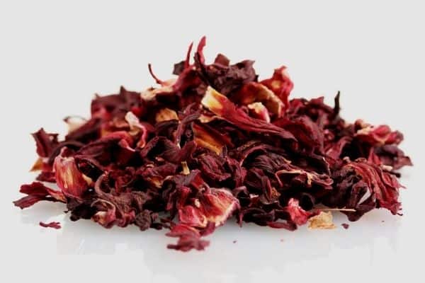 drying hibiscus flowers