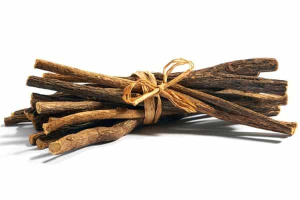 drying licorice roots