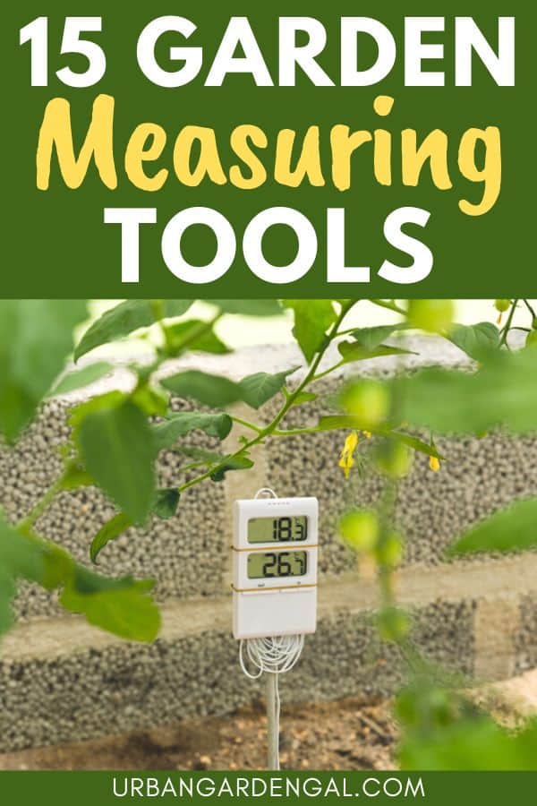 tools for measuring in the garden