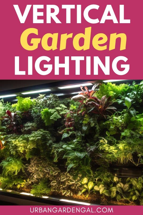 lighting for vertical gardens