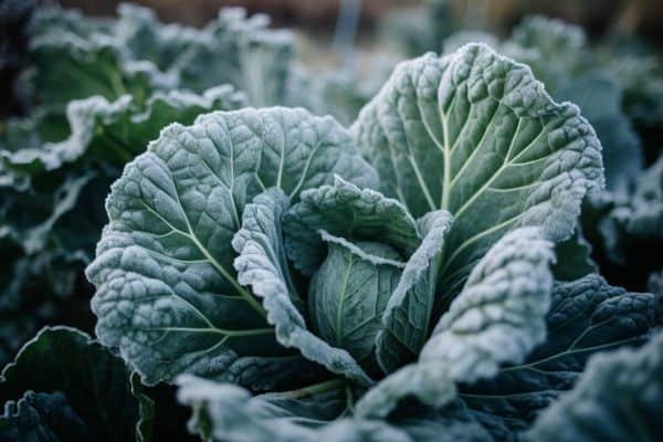 cabbage in the frost