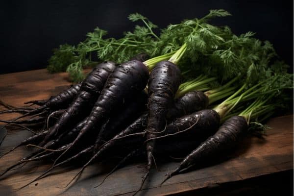 black carrots