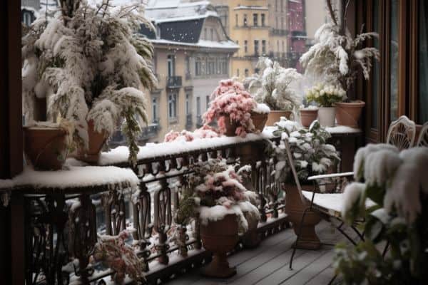 winter balcony garden
